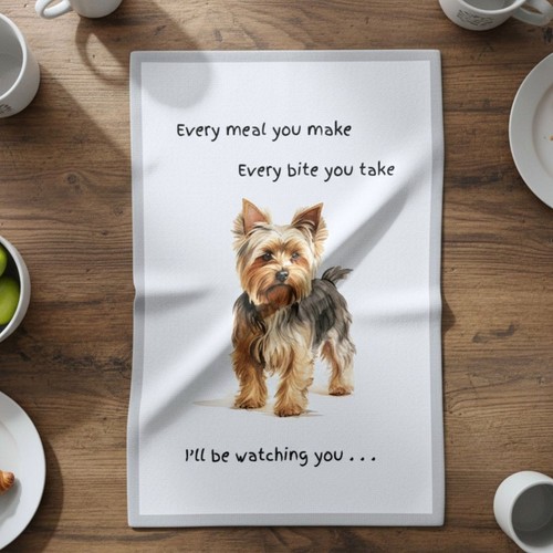 Yorkshire terrier asciugamano - yorkshire,