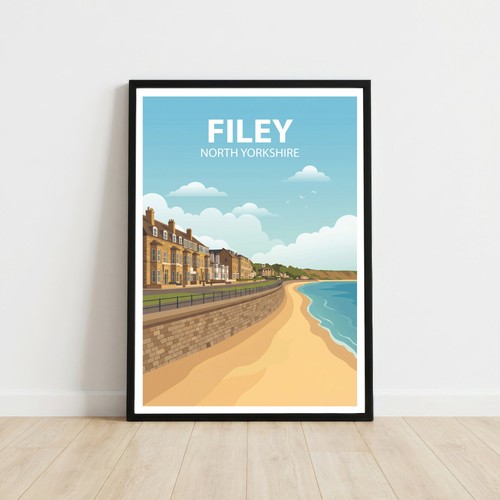 Poster viaggio filey - poster,