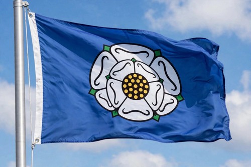 Yorkshire white rose 3x2 - white,