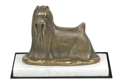 Yorkshire terrier statua con - terrier,