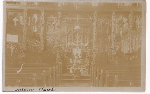 Allerton church interior - church,