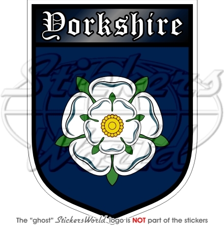 Adesivo yorkshire contea rosa - adesivo,