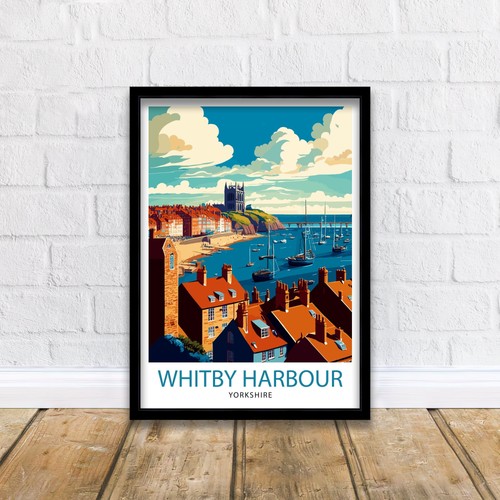 Poster viaggio whitby - poster,
