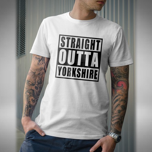 Shirt uomo straight outta - t-shirt,
