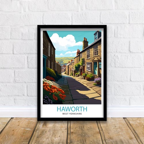 Poster viaggio haworth - poster,