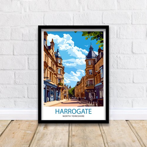 Poster viaggio harrogate - poster, da