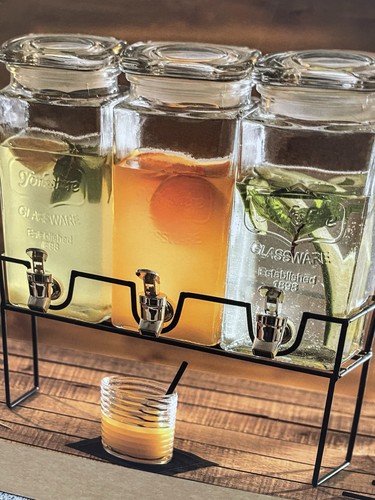Trio dispenser vetro - dispenser, con