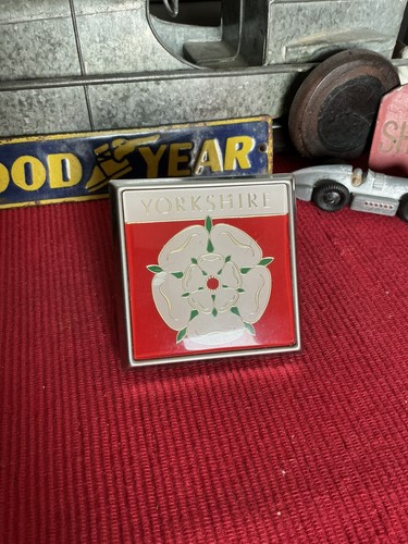 Vintage car badge yorkshire - badge,