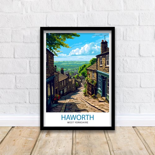 Poster viaggio haworth - da,