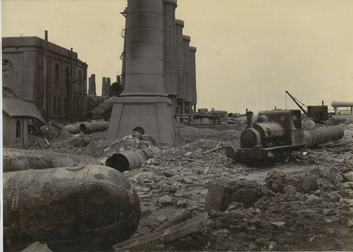 Boiler explosion aftermath - boiler,