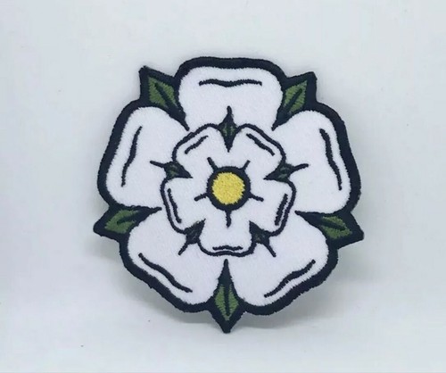 White yorkshire rose iron - white,