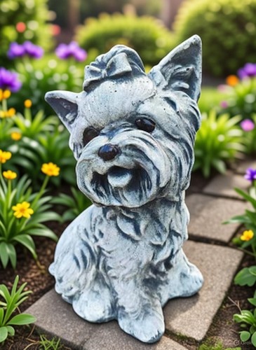Statua pietra cane - statua,