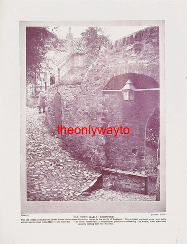 Old town walls - walls,, richmond